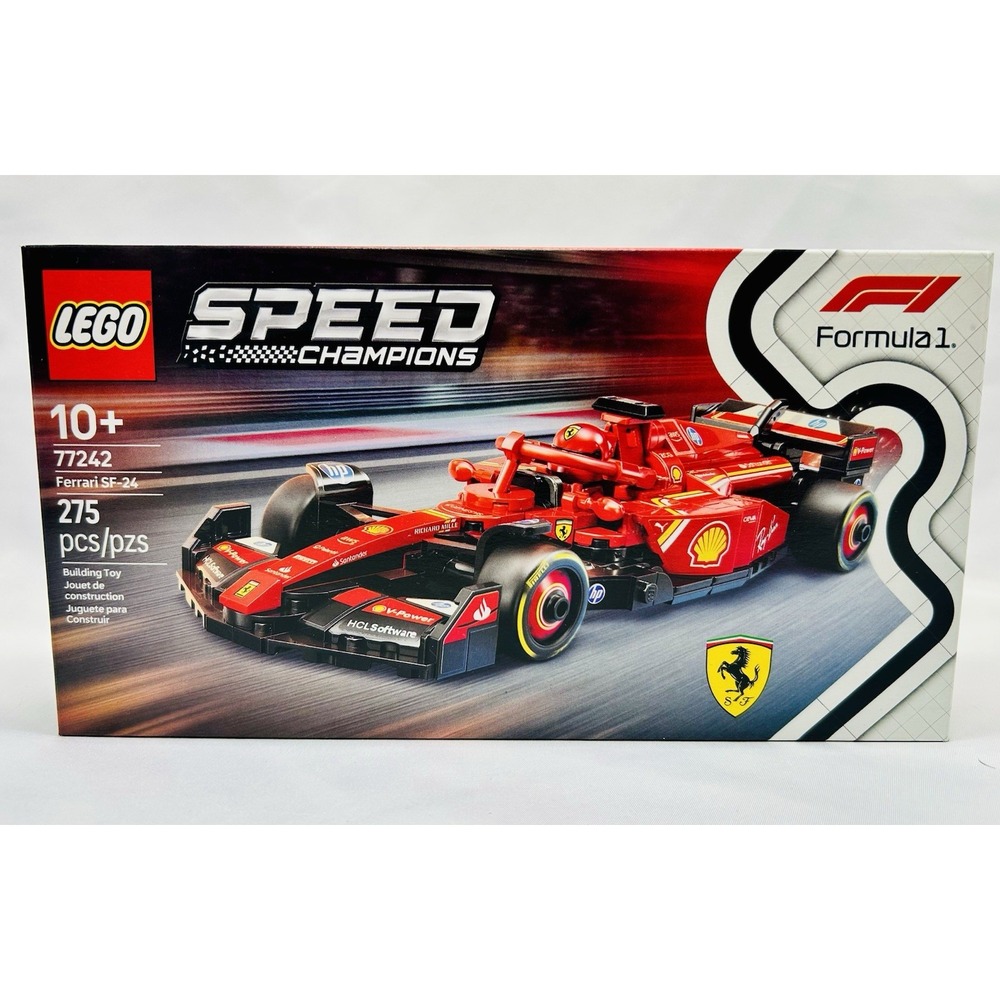 LEGO SPEED CHAMPIONS FORMULA 1 : Ferrari SF-24 F1 Race Car (77242) NEW